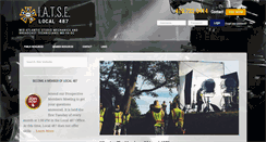 Desktop Screenshot of iatse487.org