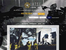 Tablet Screenshot of iatse487.org